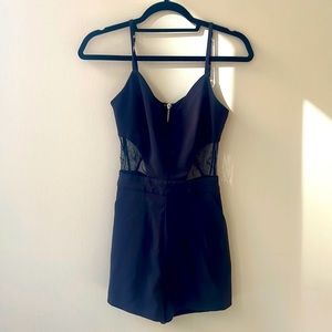 Bebe romper with lace details